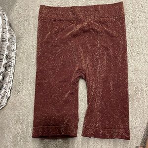 Sparkly biker shorts from free people